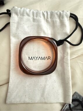 Mayamar Tortoise Resin Bracelet